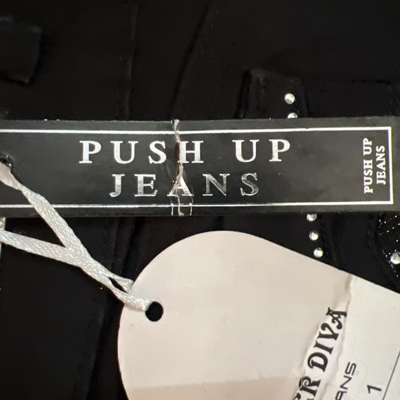 Silver Diva High Waist Stretch Push Up, Colombian Style Skinny, Colita levantada - Picture 8 of 12